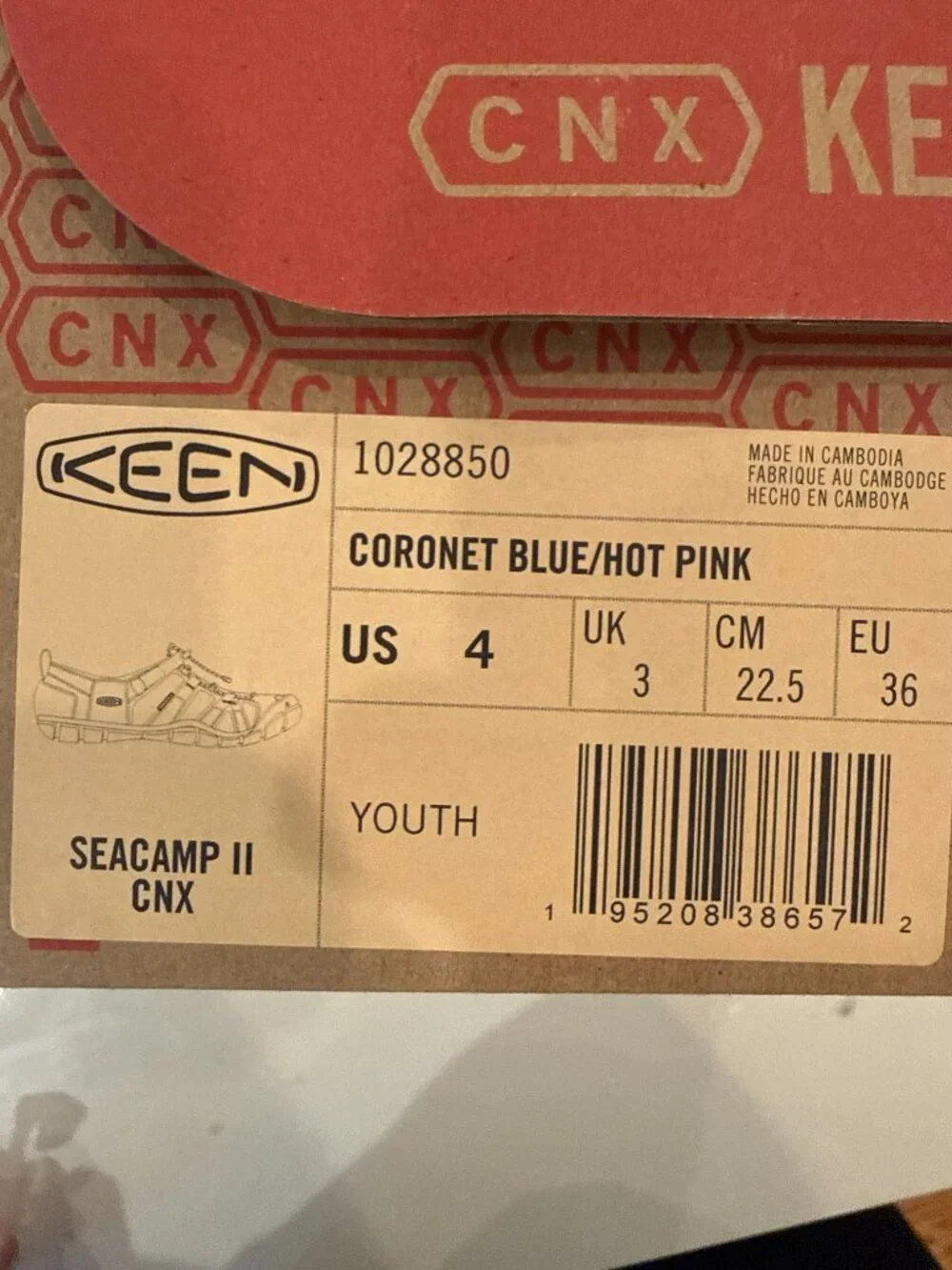 Keen Sandals Seacamp II (NWT Size US4)